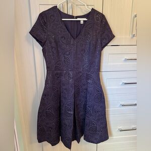 Banana Republic Deep Purple Mini Dress